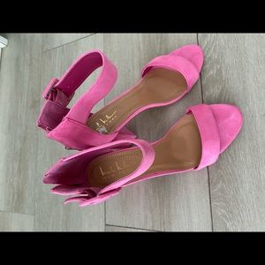 Nicolle Miller show stopper pink heels